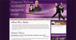 Desktop Screenshot of longwoodballroom.com